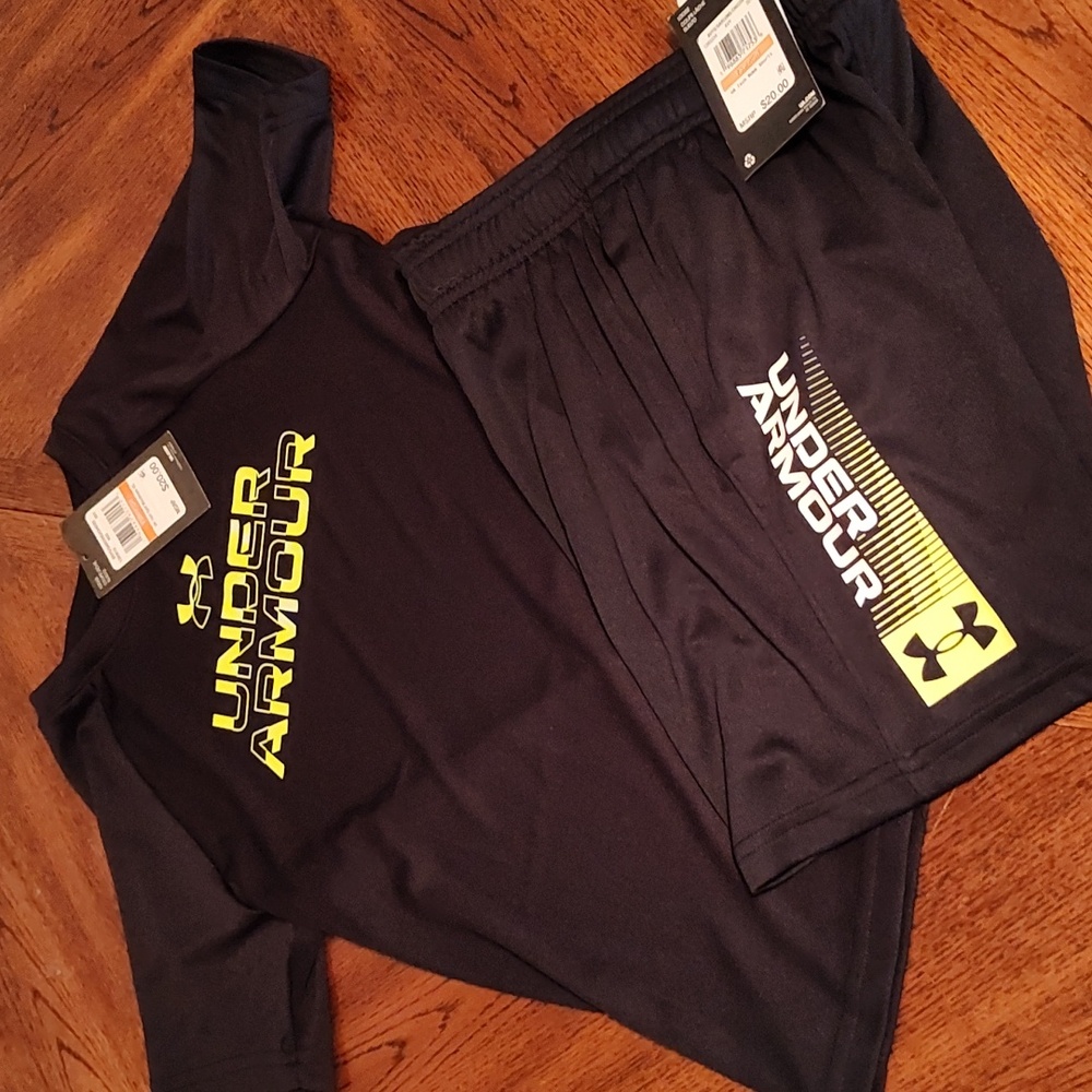 NWT size 8 Under Armour Dri-Fit shorts outfit